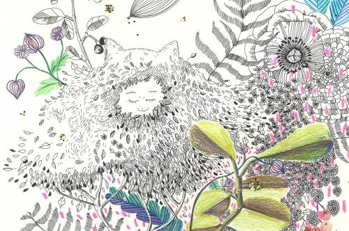 Photo 1/3 : Mes illustrations poétiques aux crayons de couleur